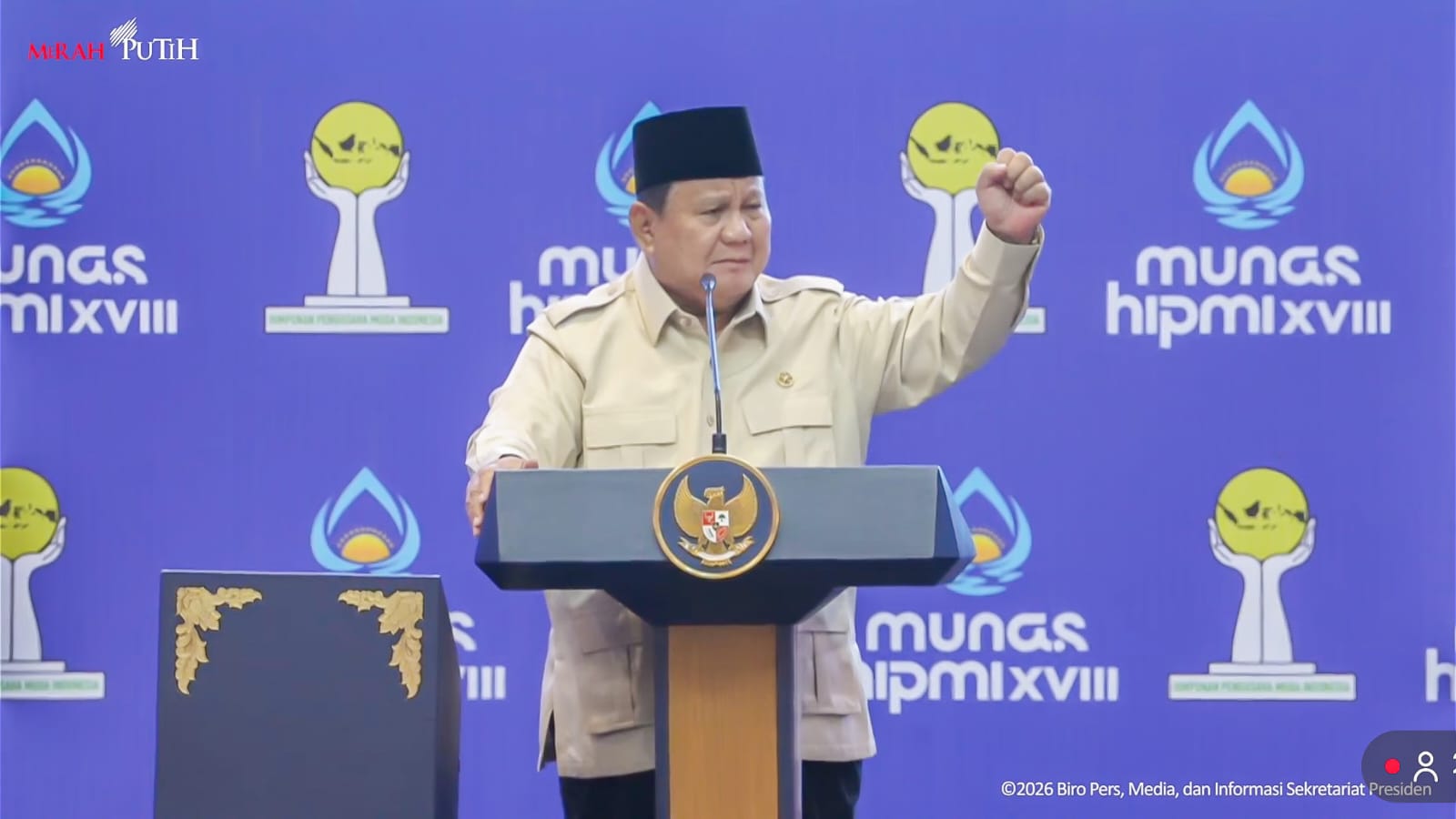 Presiden Buka Munas HIPMI XVIII di Lampung, Pemprov Perkuat Sinergi Dunia Usaha dan Pemerintah